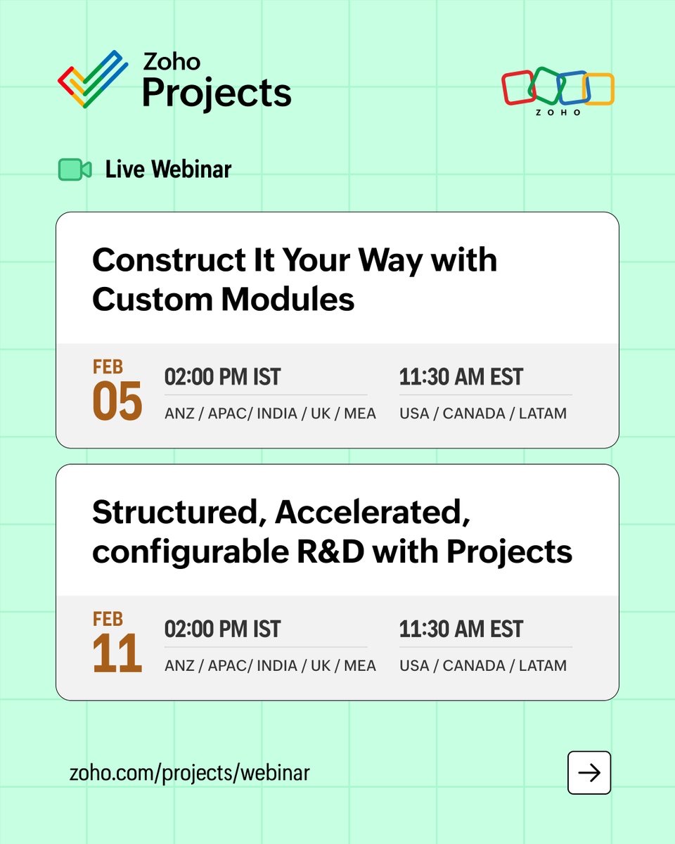 Zoho Projects tweet media