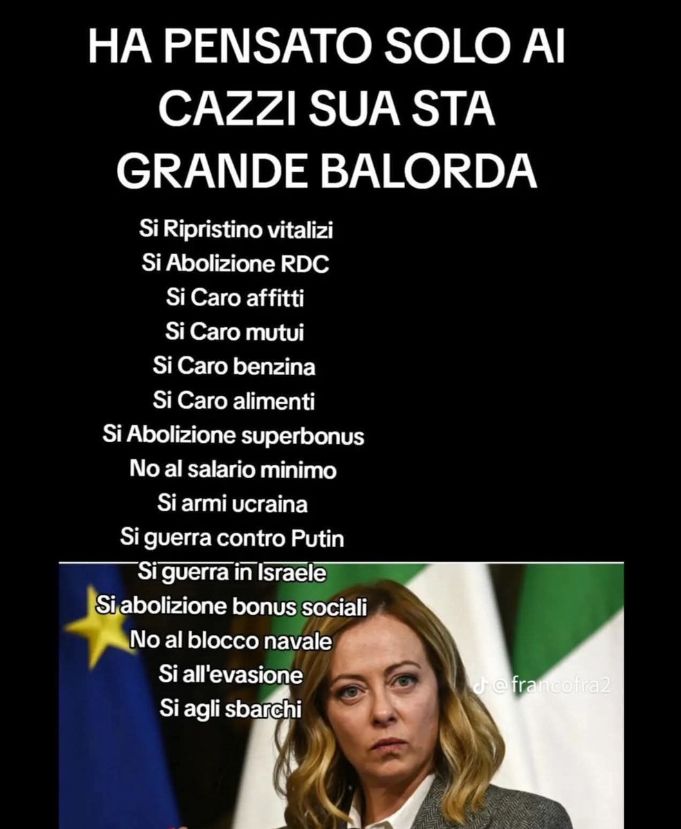 robertodimassim's tweet photo. @Italo_Bocchino Ah...Si? Nel libro ci sono pure le promesse nn mantenute e le #BUGIECRONICHE?
Ti dovrebbero radiare dall Abo dei giornalisti.
Vai a studiare da #TRAVAGLIO #LECCHINO
👇👇👇👇👇👇 https://t.co/izMuFZBW22