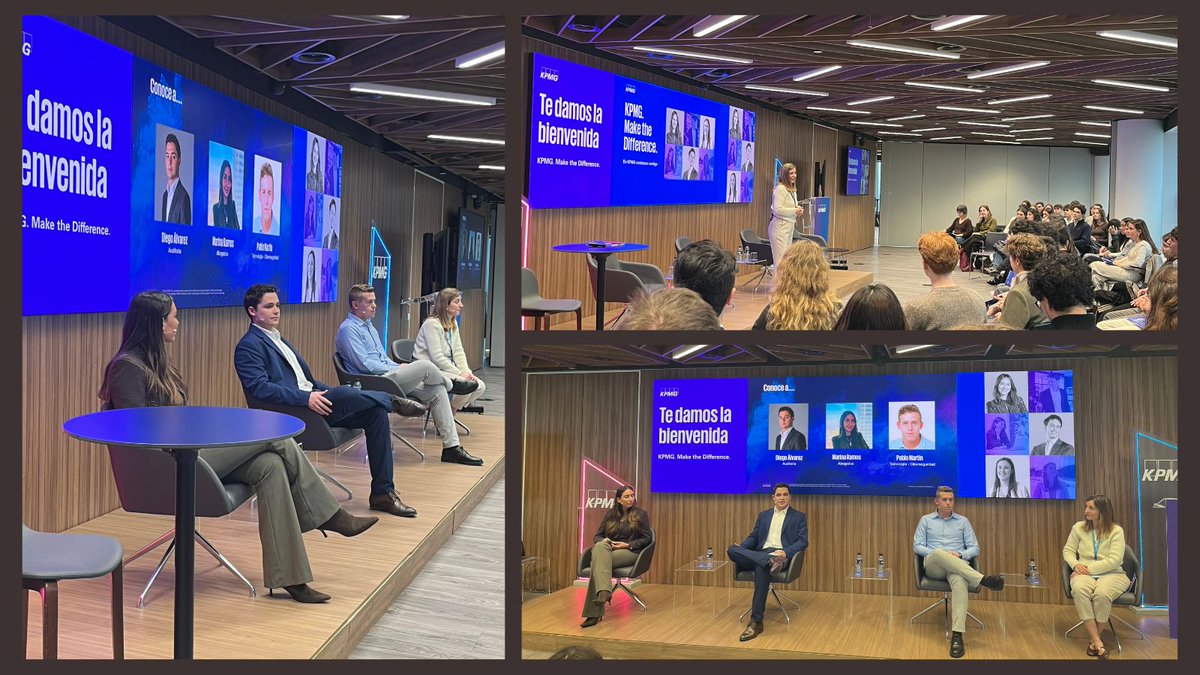 Desde la OPE UCM, queremos expresar nuestro más sincero agradecimiento a <a href="/KPMG_ES/">KPMG España</a> por la excelente acogida brindada ayer a nuestros estudiantes durante su Jornada de Puertas Abiertas.
Continuamos trabajando para construir puentes hacia el futuro profesional de nuestros graduados.