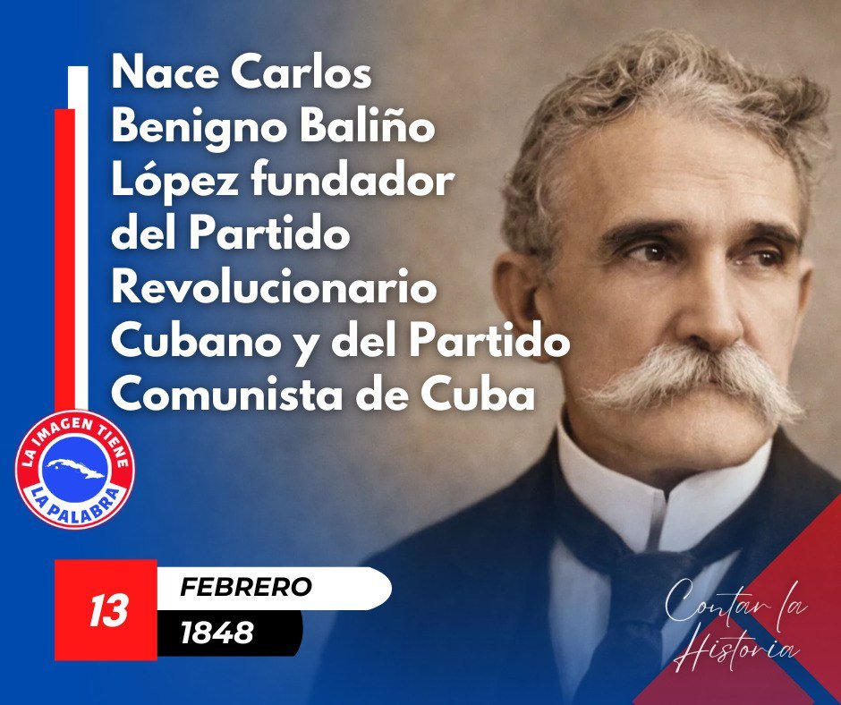 13 de febrero de 1848: Nace en Guanajay, #Cuba, Carlos Baliño. #CubaViveEnSuHistoris #CiegodeAvila #Cuba <a href="/DeZurdaTeam_/">DeZurdaTeam 📳</a> <a href="/CubaMined/">MINED</a> <a href="/EduardoLopezL65/">Eduardo López Leyva</a>