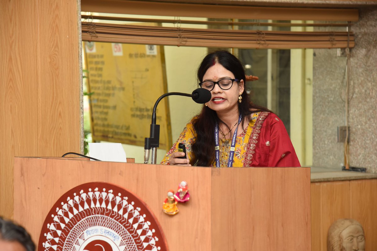 Pre. PhD viva of Yashoda Sharma at RIE Bhopal Supervisor - Prof. Ratnamala Arya.