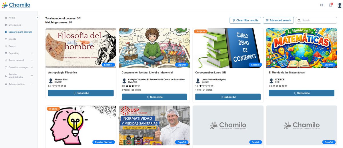 chamilo_news's tweet photo. In preparation for the release of Chamilo 2.0, we've launched https://t.co/8pTZsnBUL9 as a 2.0 preview, with +50 new users registering every day 📈
Join us trying out the platform &amp; give us feedback through our forum https://t.co/rtTv0KuOCv https://t.co/R1CCjnEx3c