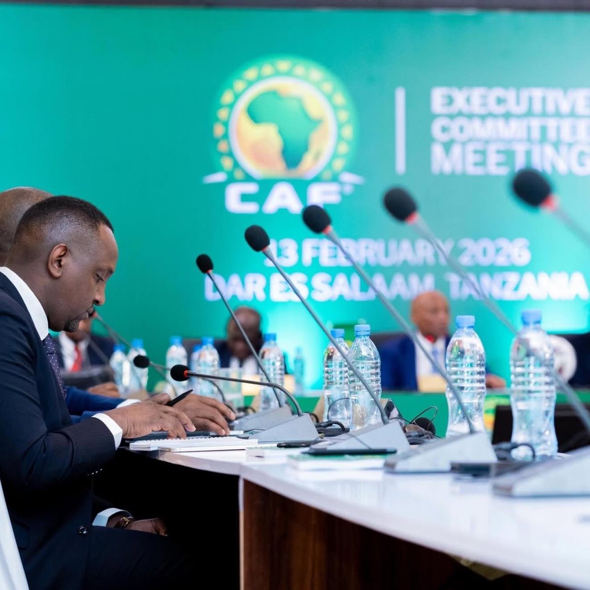 MickyJnr__'s tweet photo. The CAF Executive Committee meeting in Dar es Salaam has officially concluded.

Details from Confederation of African Football to follow shortly.

#CAFExco
#AfricanFootball https://t.co/CWvJXKRfOp