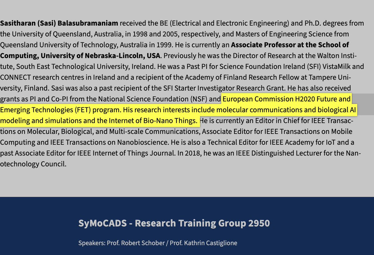 CorinneNokel's tweet photo. Sasitharan Balasubramaniam

'A neuron-based Body Area NanoNetwork #BANN consists of a set of nanomachines and a network of neurons that are artificially formed'

2014 

Internet of Bio-Nano Things #BioCyberInterface 

https://t.co/FanAK7VsBk 

https://t.co/Ix4hL7TyCy https://t.co/STNJQqmC4n