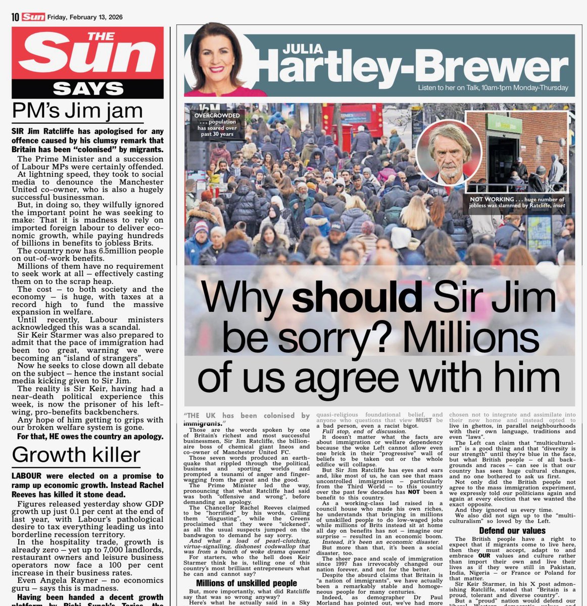 Julia Hartley-Brewer tweet media