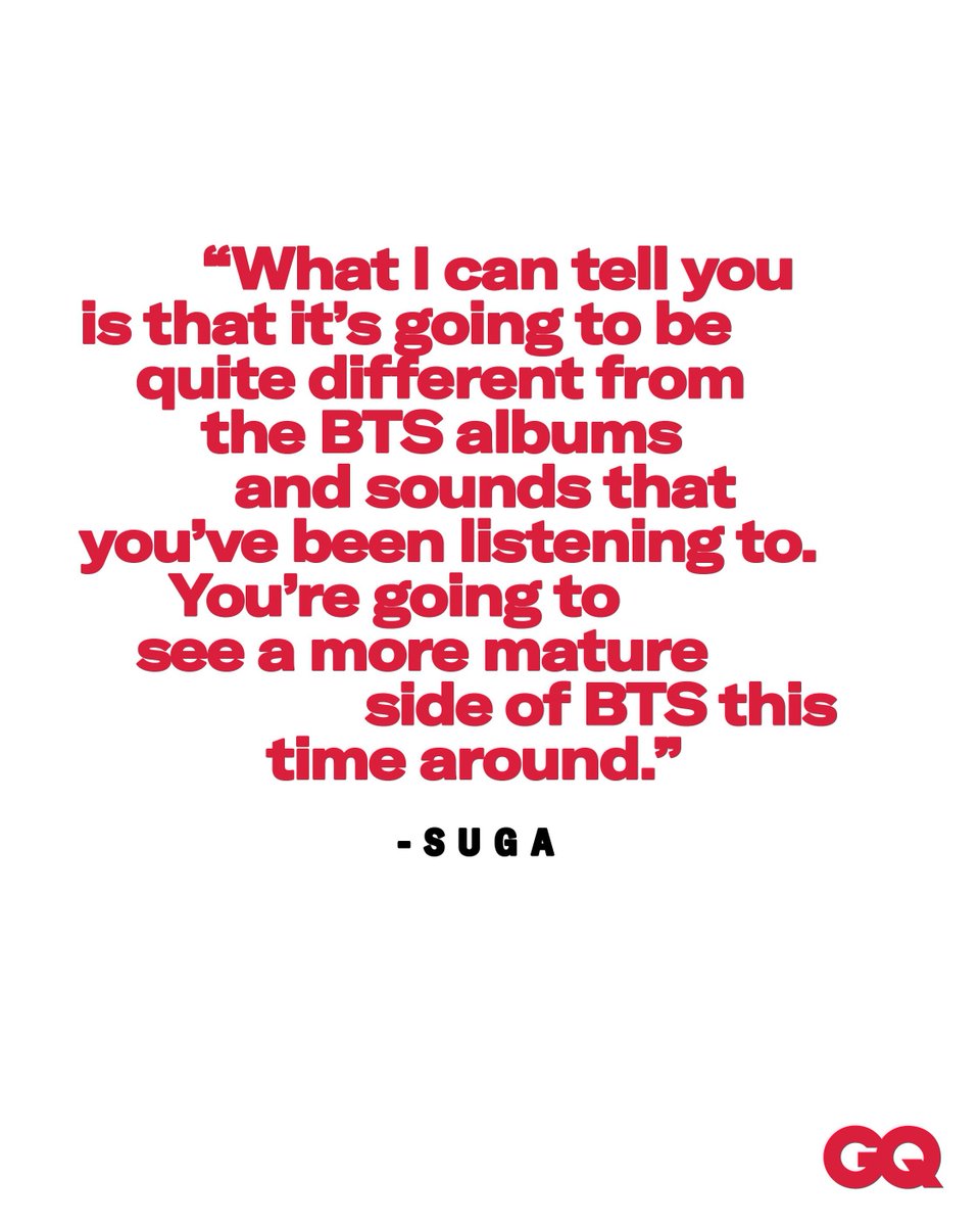 gqindia's tweet photo. What can the world expect from #BTS’s upcoming fifth album, their first group project since their four-year hiatus for mandatory #SouthKorean military service? 
https://t.co/JBTy1Fno0w https://t.co/RULQ7w696A