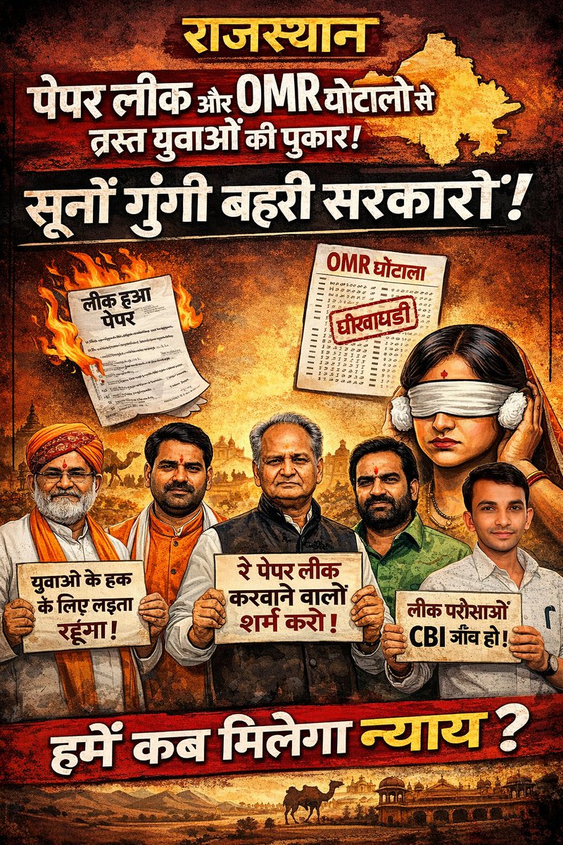इधर आलोक राज जी ट्विटर ट्विटर खेलते रहे उधर संजय माथुर और अन्य कार्मिक OMR घोटाला करते रहे!

सोशल मीडिया पर जानकारी देना अच्छी बात है लेकिन थोड़ा ध्यान बोर्ड पर और अपने सहकर्मियों पर भी देना चाहिए।

आपसे पहले जो भी अध्यक्ष रहे उन्होंने चोरों को पनाह दी। लेकिन आपने भी चोरों को