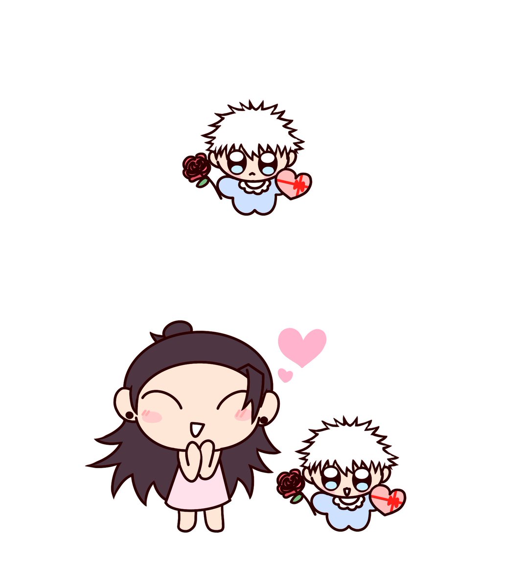 Lil pup is mama’s valentine 💝