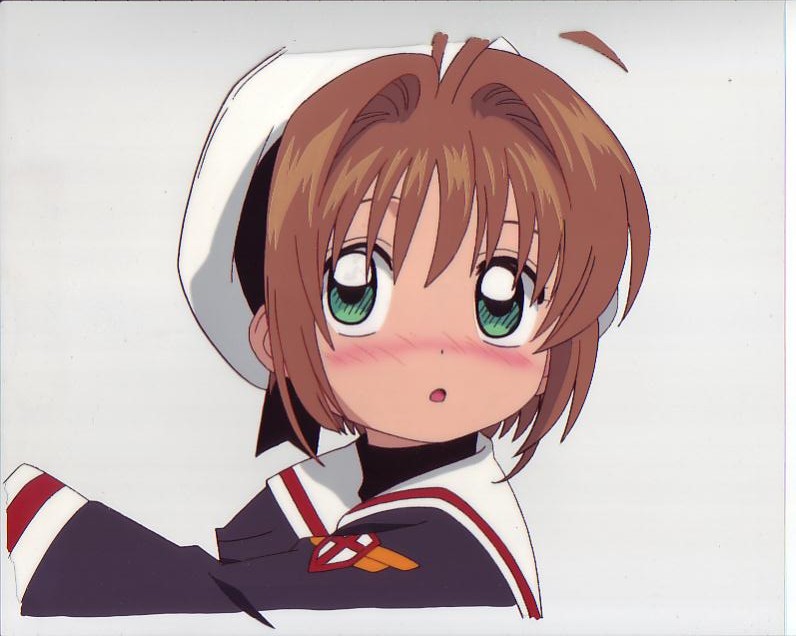 今日はバレンタインデー・・・セル画は、アニメではバレンタインデーねたはなかったさくらちゃん萌え～！