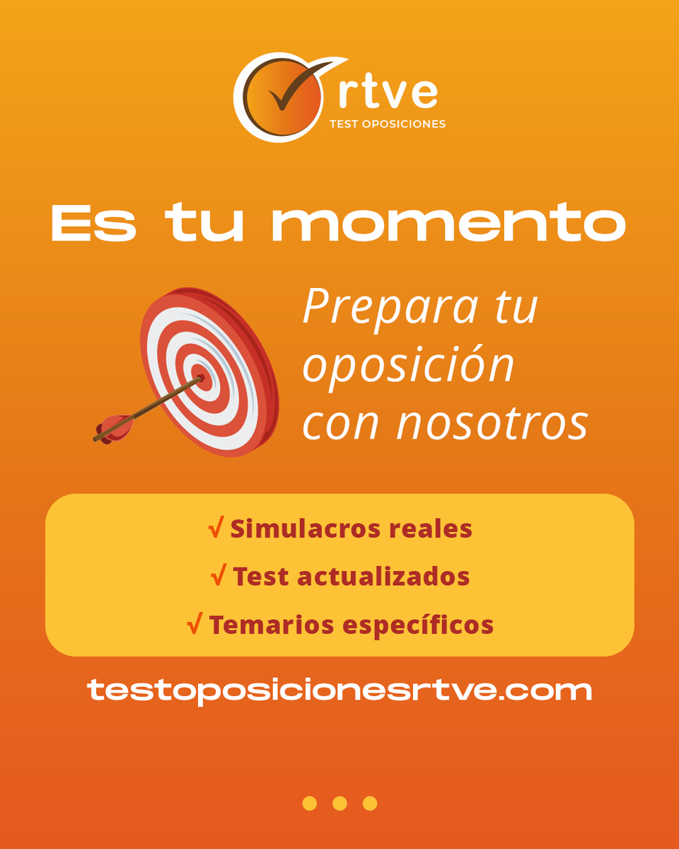 OposicionesRtve's tweet photo. 🚨📢 NUEVAS PLAZAS EN RTVE
🔹 339 PLAZAS EN TOTAL
🔹 173 NUEVOS puestos publicados para la próxima convocatoria 1/2025 (consulta ocupaciones)
Prepárate con nosotros:
✔️ Simulacros reales ✔️ Test actualizados
✔️ Temario específico
#OposicionesRTVE #RTVE2026 #Oposiciones2026 https://t.co/5TKnqocaJv