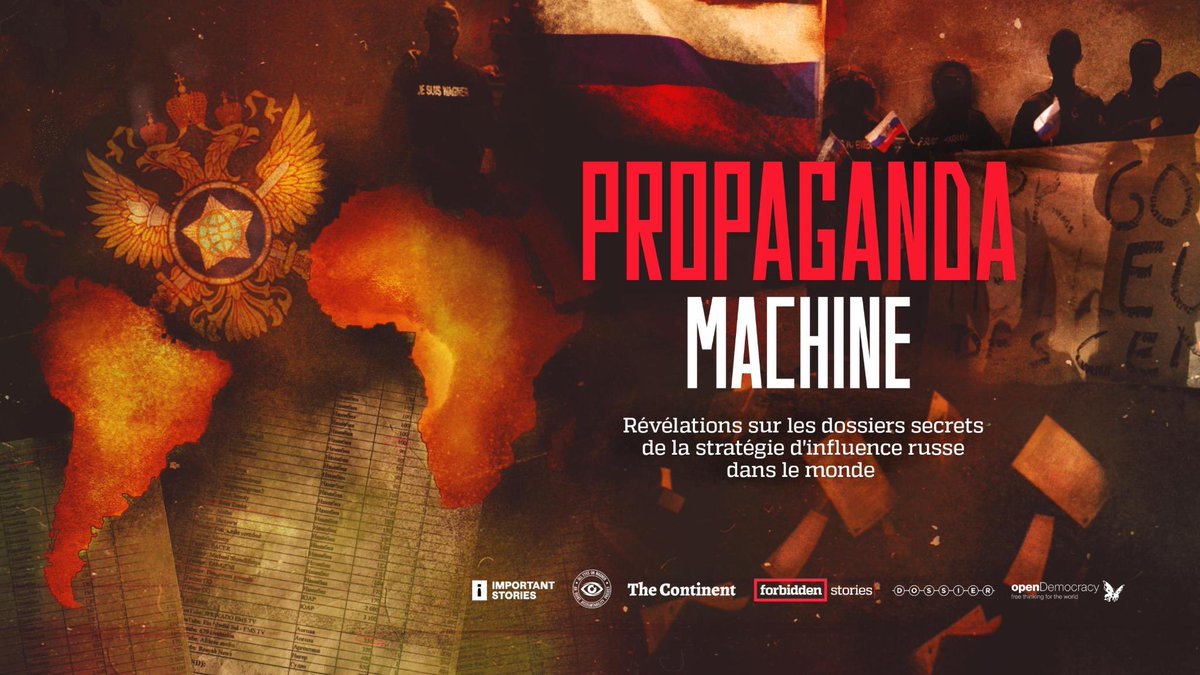 🔴 #PropagandaMachine : Une fuite de données sans précédent, partagée par notre partenaire The Continent, nous a permis de découvrir de nouvelles informations sur les opérations d’influence russes et comment elles sont menées. Rendez vous demain sur notre site internet. 

Ça ne