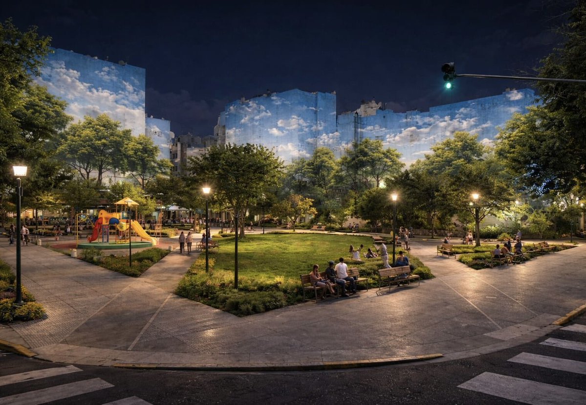 El barrio de Balvanera es de los de más bajo promedio de m2 de espacios verdes de Buenos Aires y hay un grupo vecinal que está bregando por crear una placita en este viejo baldío de Ayacucho y Perón.
Si querés saber más y apoyarles, acá su Instagram:
instagram.com/plazaayacuchoy…