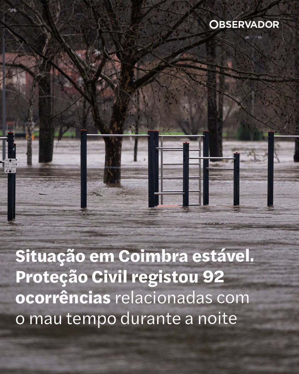 observadorpt's tweet image. Proteção Civil registou 92 ocorrências durante a noite e fala em situação estável em Coimbra. No entanto, a Junta de freguesia de Coimbra está a pedir às pessoas para saírem dos rés-do-chão na Baixa. 

#Coimbra #Cheias #ProteçãoCivil