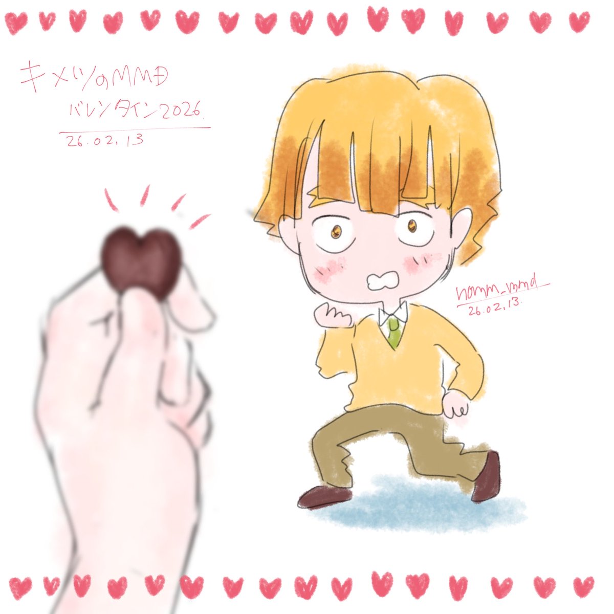 【👹滅のMMD】💝🍫
今年も投稿しました。お待たせ⚡️。

つべショート▶️
youtube.com/shorts/lbRkReN…