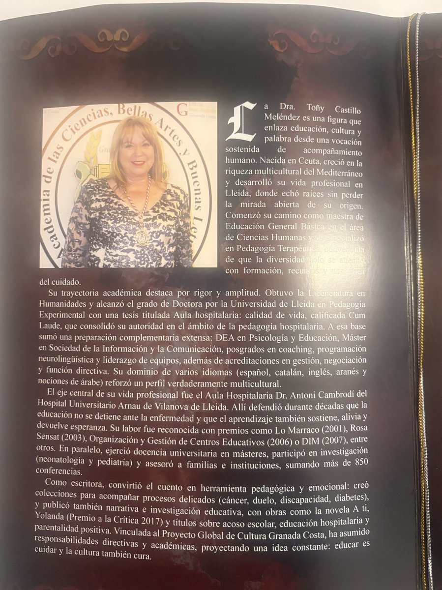Premio Eco de las leyendas a la Dra. Toñy Castillo por su trayectoria profesional, literaria y humanistica