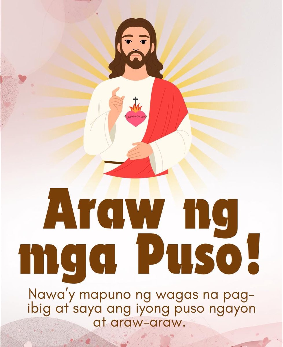 katolikongpinoy's tweet photo. ARAW NG MGA PUSO! Nawa’y mapuno ng wagas na pag-ibig at saya ang iyong puso ngayon at araw-araw. 🙏❤️ https://t.co/QH79O1xTAO