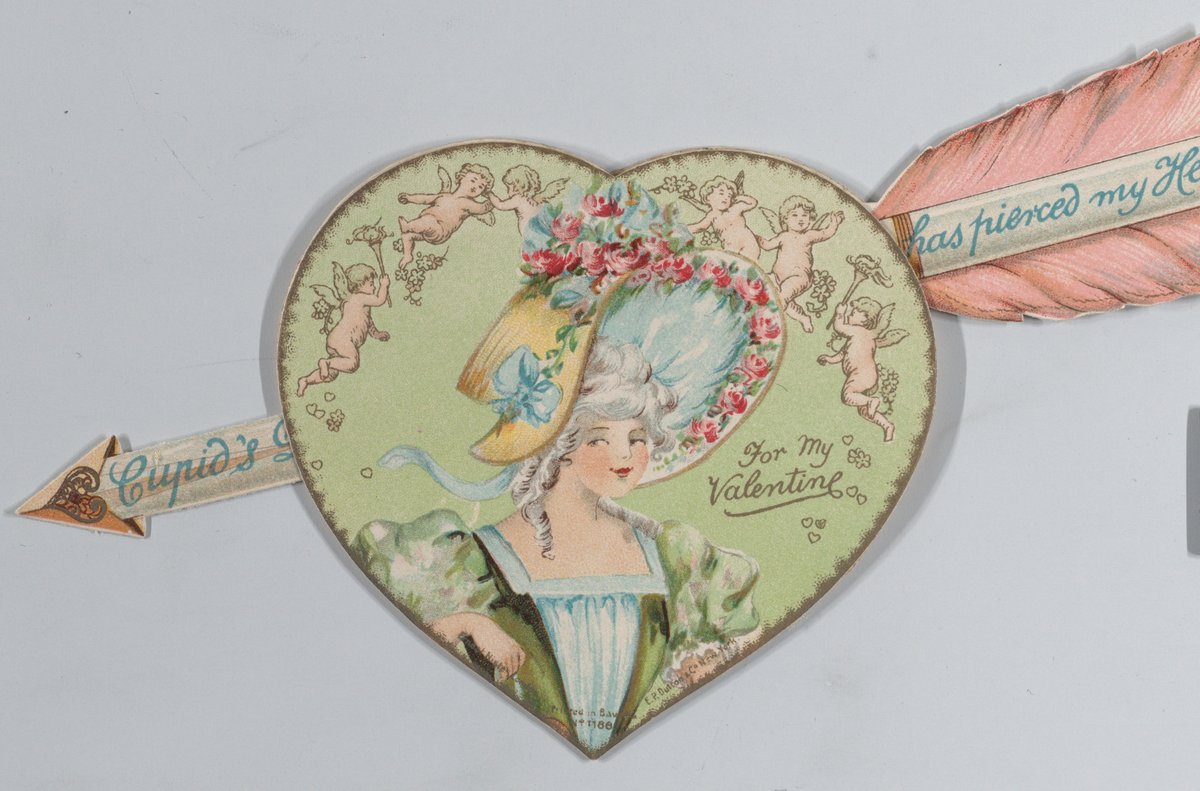 Valentine's card, 1875. The MET.