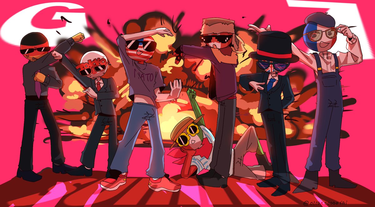 #CountryHumans  G7!!