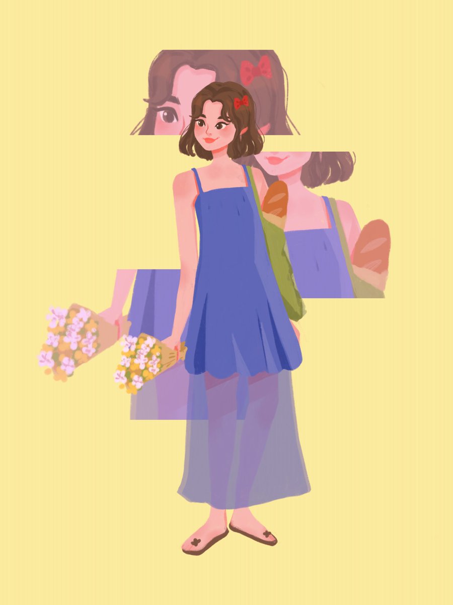 maisundaes's tweet image. kiki as a salcedo girlie 💐 #studioghibli