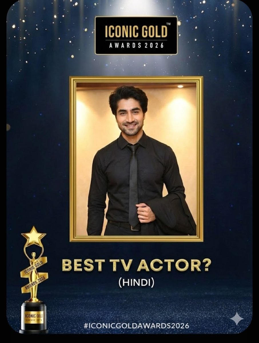 I swear #HarshadChopda didn’t just act… he lived as #RishabhKapoor in #balh4 😭❤️
The innocence in his eyes, the anger of revenge, the pain, and then the soft love for Bhagyashree… 
Everything Was PERFECT 
He deserves the Best Actor Award at #IconicGoldAwards2026
