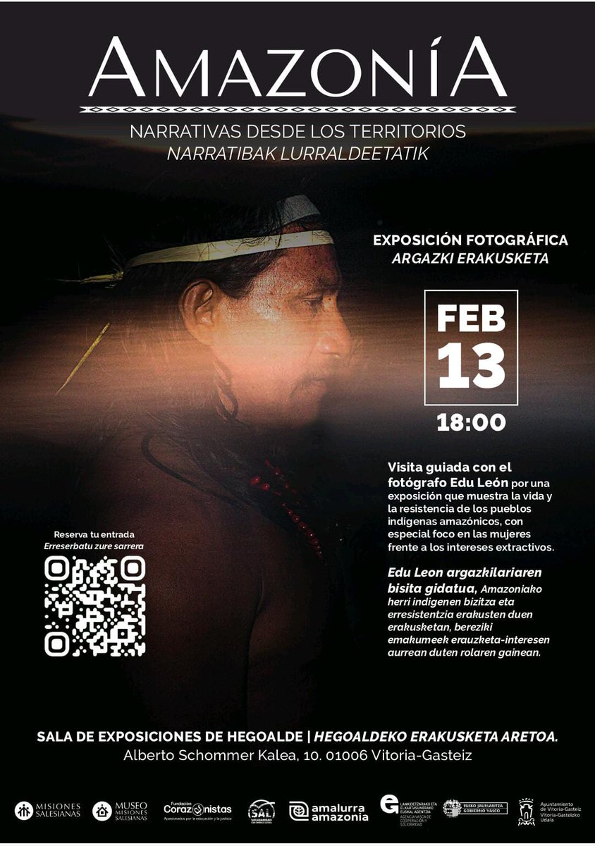 ¿Tienes plan para hoy? <a href="/MSalesianas/">Misiones Salesianas</a> nos invita a la exposición fotografíca #Amazonia 

#planazo