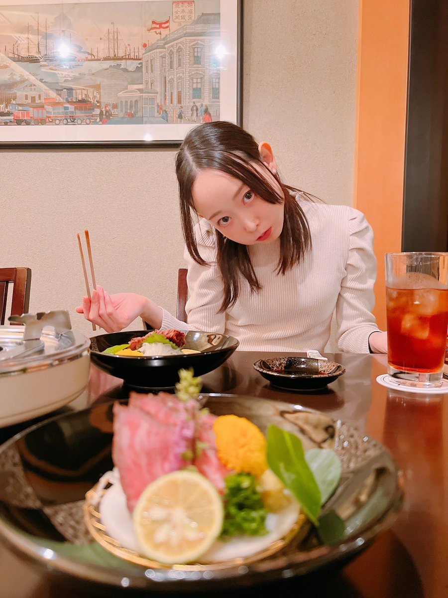 いいお肉を食べに行った時のわたし