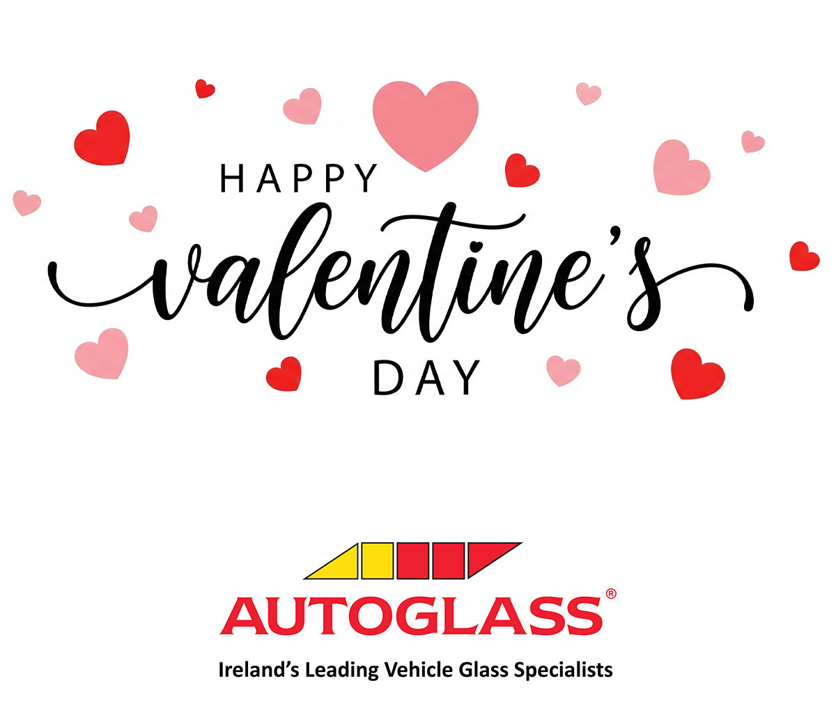 Happy Valentine's Day from all of the team @ Autoglass Ireland 💕
