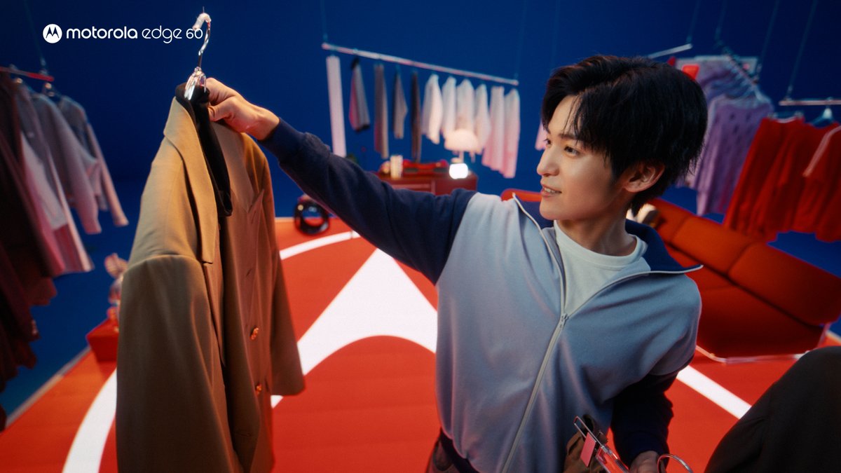 目黒蓮がmotorola edge 60新CMで誕生日パーティー準備