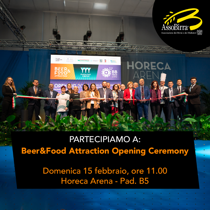 AssoBirra's tweet photo. Partecipiamo anche quest’anno a #BeerAndFoodAttraction, il salone dedicato ai professionisti dell'HoReCa: scopri i nostri appuntamenti in Fiera e vieni a trovarci!

@IEGexpo @fsannella
