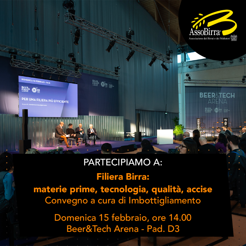AssoBirra's tweet photo. Partecipiamo anche quest’anno a #BeerAndFoodAttraction, il salone dedicato ai professionisti dell'HoReCa: scopri i nostri appuntamenti in Fiera e vieni a trovarci!

@IEGexpo @fsannella