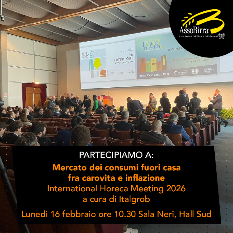 AssoBirra's tweet photo. Partecipiamo anche quest’anno a #BeerAndFoodAttraction, il salone dedicato ai professionisti dell'HoReCa: scopri i nostri appuntamenti in Fiera e vieni a trovarci!

@IEGexpo @fsannella