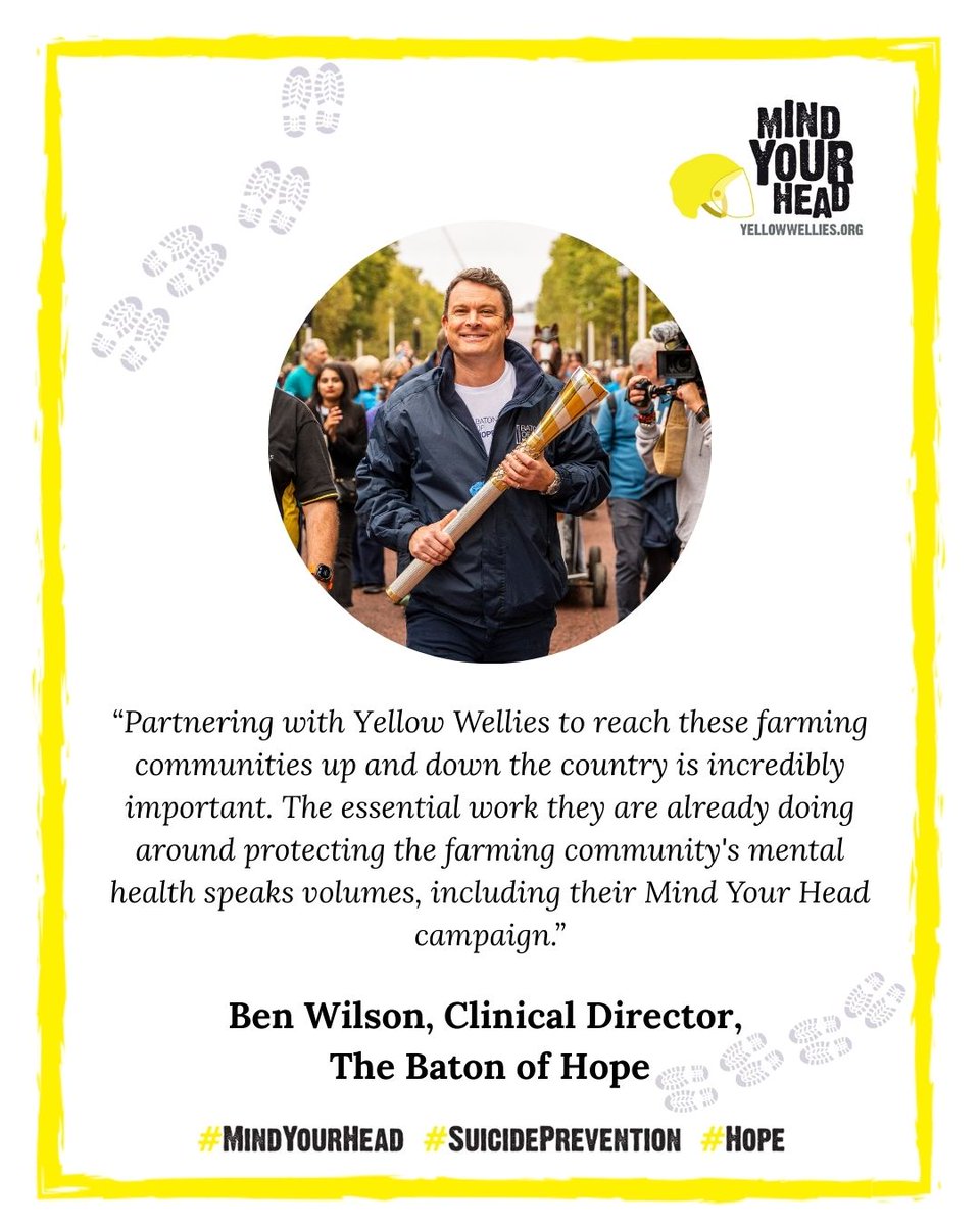 All week we have highlighted one of the most pressing and sensitive issues facing UK farming today: the growing risk of suicide and the vital work being done to prevent it. 

Today, on the final day of this year’s #MindYourHead campaign, we hand the baton to you - quite