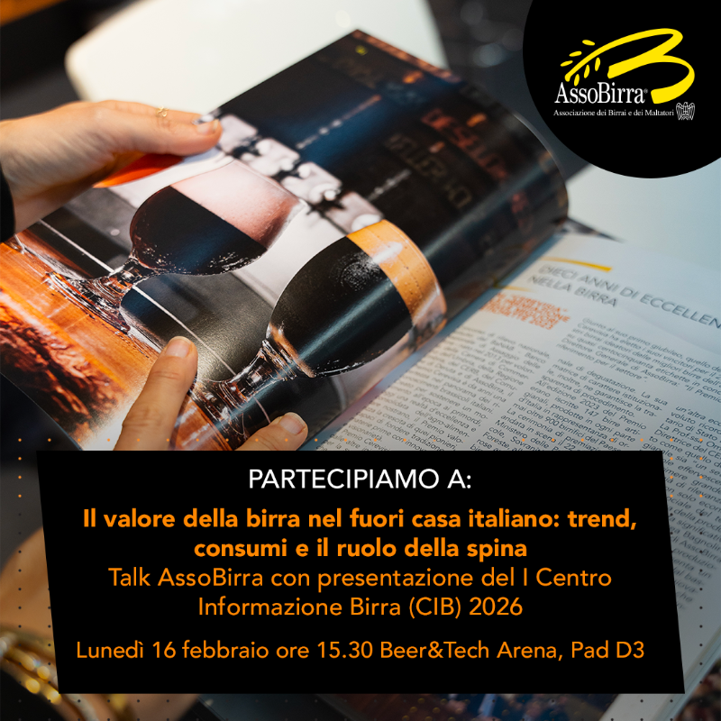 AssoBirra's tweet photo. Partecipiamo anche quest’anno a #BeerAndFoodAttraction, il salone dedicato ai professionisti dell'HoReCa: scopri i nostri appuntamenti in Fiera e vieni a trovarci!

@IEGexpo @fsannella