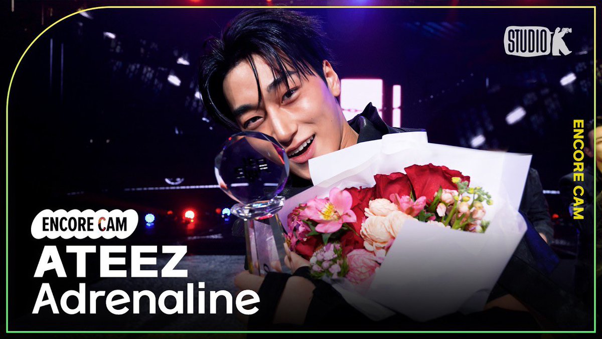 1024updates's tweet photo. [🎬] ATEEZ 'Adrenaline' Music Bank Encore Cam
🔗: https://t.co/ZgT4pSkW7e

#Adrenaline2ndWin #ATEEZ27thWin
#ATEEZ #에이티즈 @ATEEZofficial https://t.co/uoKtihnhGJ