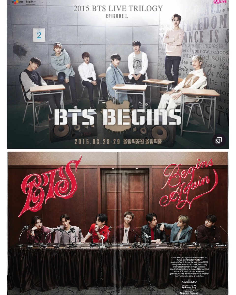 BTS BEGINS 2015
BTS BEGINS AGAIN 2026