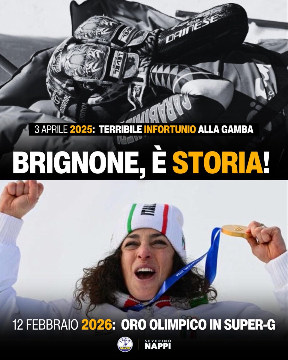 315 giorni. Poco più di dieci mesi che sembravano un’eternità.  
Dal silenzio dell’infortunio più duro alla gioia più rumorosa che esista: l’oro olimpico.  

Questa è la storia che rende orgoglioso un Paese intero.  
Grazie Fede, campionessa. 🥇💙