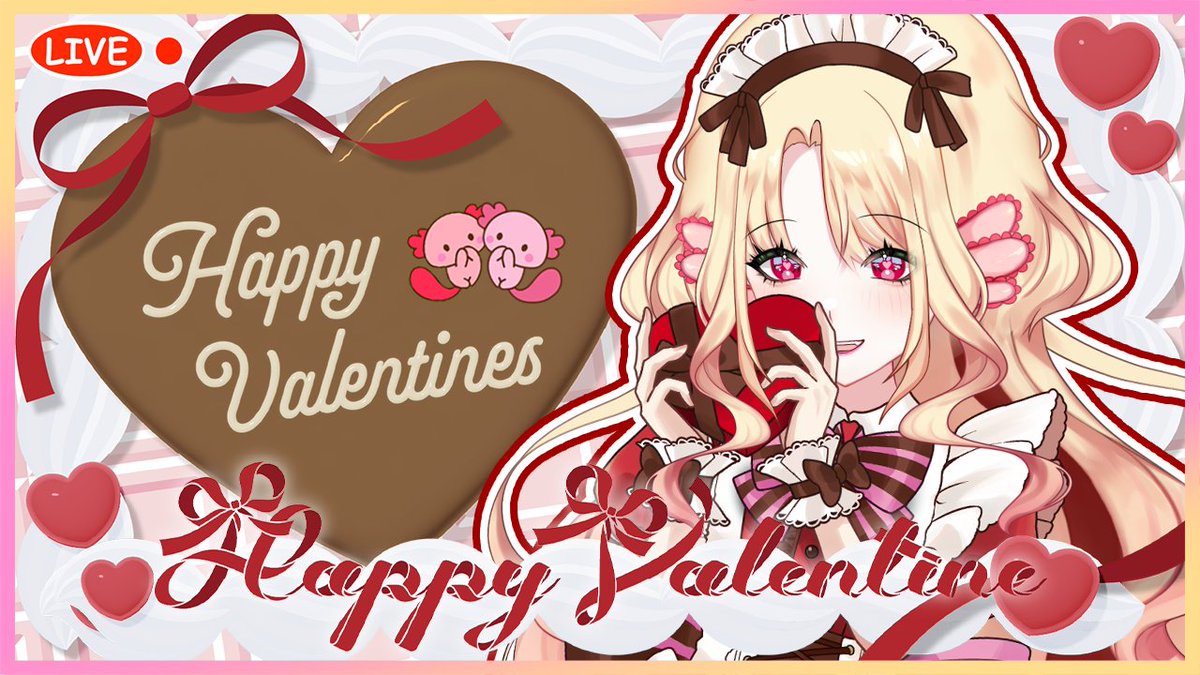 มาแล้วคร๊าาา 19.00น.
-----
🔴LIVE | Valentine's Day 💖 ขอมอบความรักให้กับ...?
youtube.com/watch?v=qbcJRg…
-----
#Vtuber #วีทูปเบอร์ไทย #MylahLive #VuberTH
