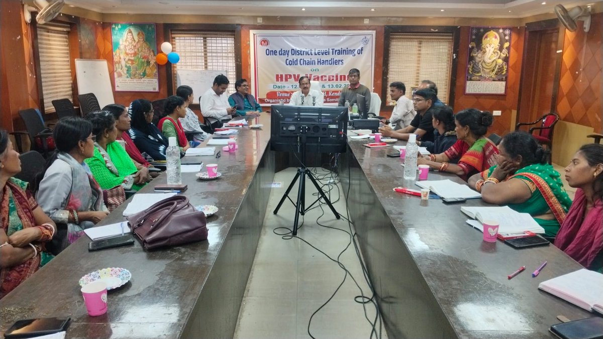 cdmo_Kendrapara's tweet photo. One day District Level Training on HPV of Cold Chain Handlers on 12th and 13th feb 2026 https://t.co/0b85sO4lH2