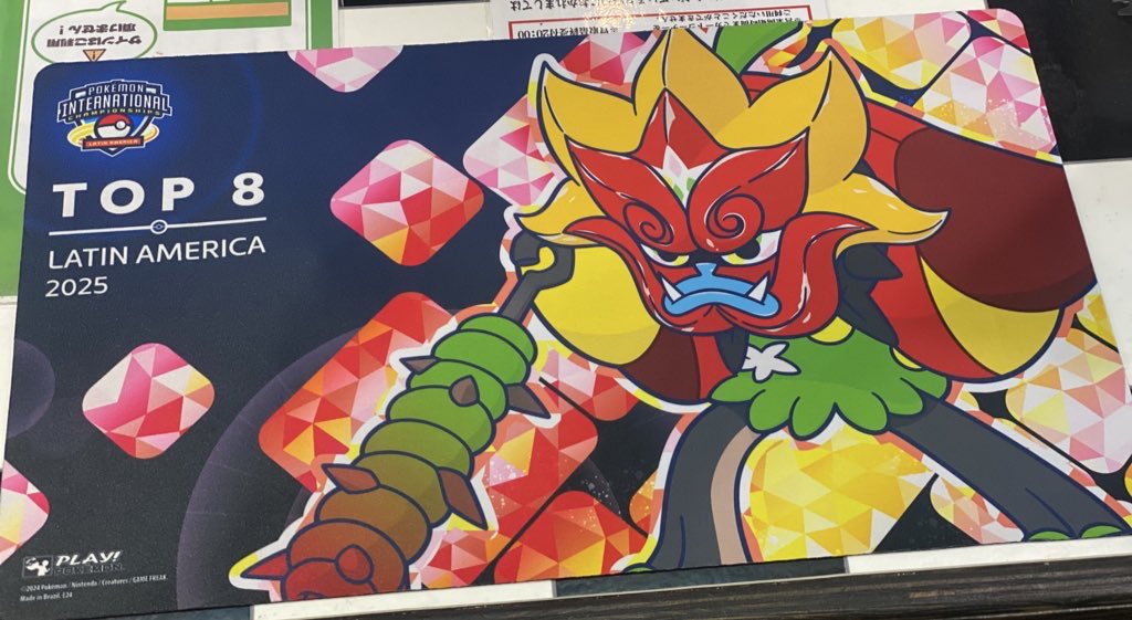 ポケカ LAIC TOP8景品 オーガポン かまどのめん プレイマット お