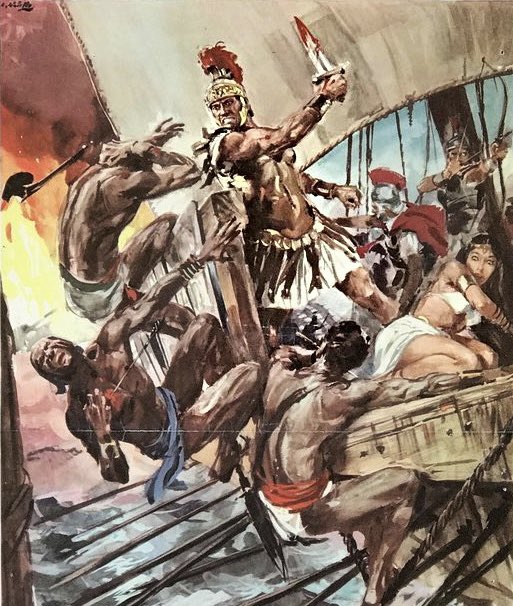 nonregemesse's tweet photo. The centurion 𝐒𝐩𝐮𝐫𝐢𝐮𝐬 𝐋𝐢𝐠𝐮𝐬𝐭𝐢𝐧𝐮𝐬 was one of the most decorated soldiers ever. 

> Served for 22 years of near-constant warfare.

> Awarded for bravery 34 times and won 6 civic crowns. 

> Joined the Roman army in 200 BC and served in Greece when the Roman maniples defeated the Macedonian phalanx.

> Discharged and volunteered to fight the Celt-Iberians in Hispania under Cato and was promoted first centurion of the hastati.

> Discharged and volunteered again to fight the Seleucid empire and won promotion to first centurion of the principes.

> Sent back to Spain to serve under Tiberius Gracchus and was rewarded for his courage with a place in Gracchus’ triumph in Rome.

> Requested by Gracchus to fight in Spain once again and was made first centurion of the triarii.

> At over 50 years old he petitioned the consulate for further promotion and impressed them so thoroughly with his record that he was taken before Roman Senate and made first centurion of the first legion.