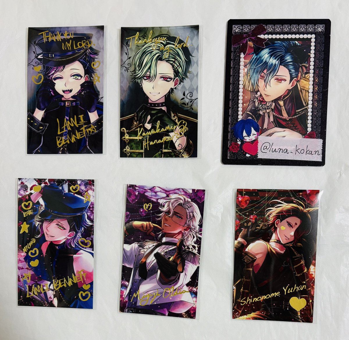 交換] 悪魔執事と黒い猫 あくねこ バレンタイントレカ風カード トレカ