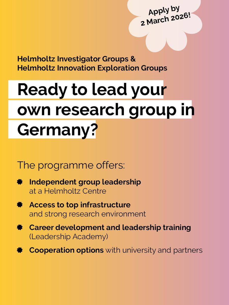 Research in Germany - Initiative of the BMFTR tweet media