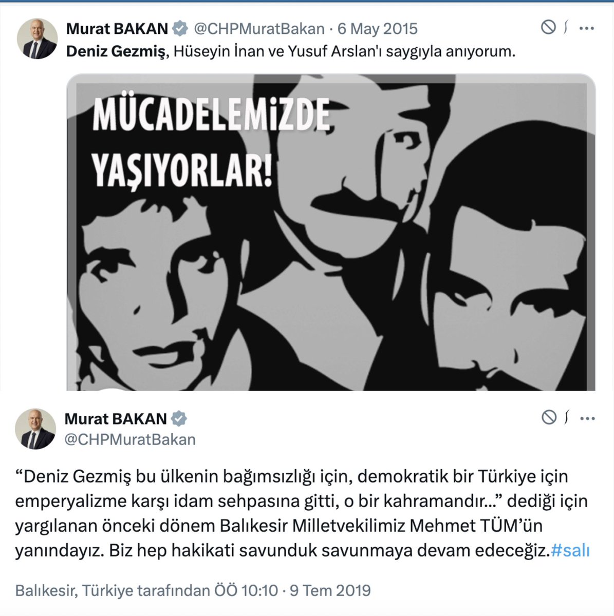 Abese_irca's tweet image. Bu da şahane bir kendini bilmezlik örneği mesela. Yeni içişleri bakanına radikal sağcı diyen Murat Bakan, banka soyguncusu, polis katili aşırı solcu terörist Deniz Gezmiş ve arkadaşlarının çizgisinde olduğunu bizzat kendisi itiraf ediyor. Bu aşağıdaki vatan haini teröristler…
