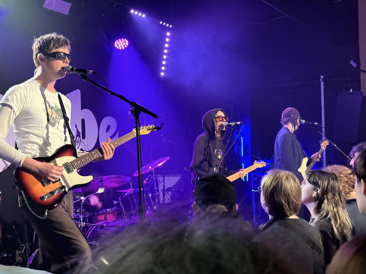 egansmind's tweet photo. Great night @GlobeCardiff to watch @sorrybanduk Seen them at Glastonbury a few years back but they’ve really progressed since then. Top Notch go and check them out #Cardiff #Sorry #gigoftheday https://t.co/W7ZOKiENOq