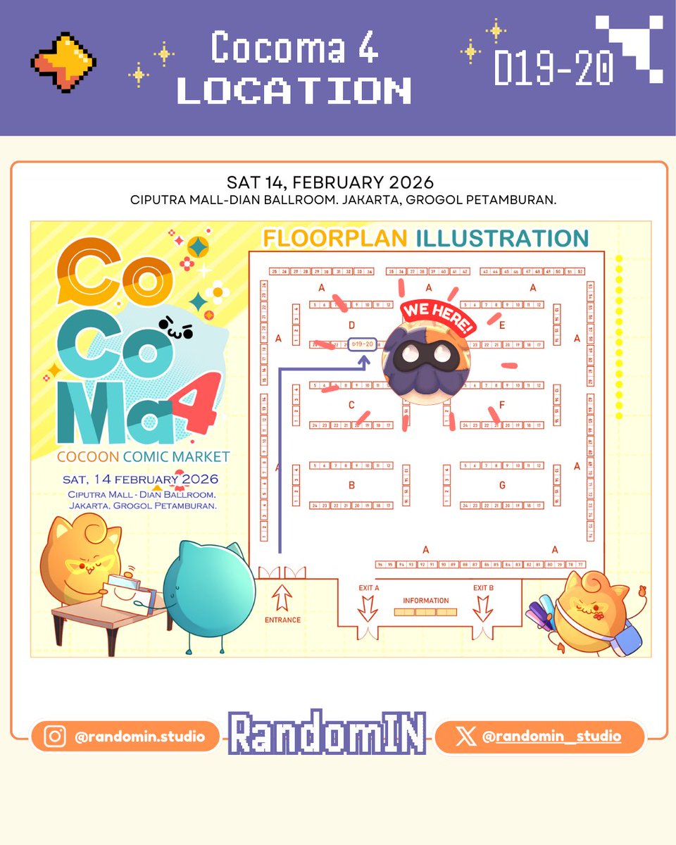 Sampai jumpa esok 👋 yuk valentine bareng ma kita 🧡🧡

#COCOMA4
📅 FEB 14, 2026
📍CIPUTRA MALL-DIAN BALLROOM