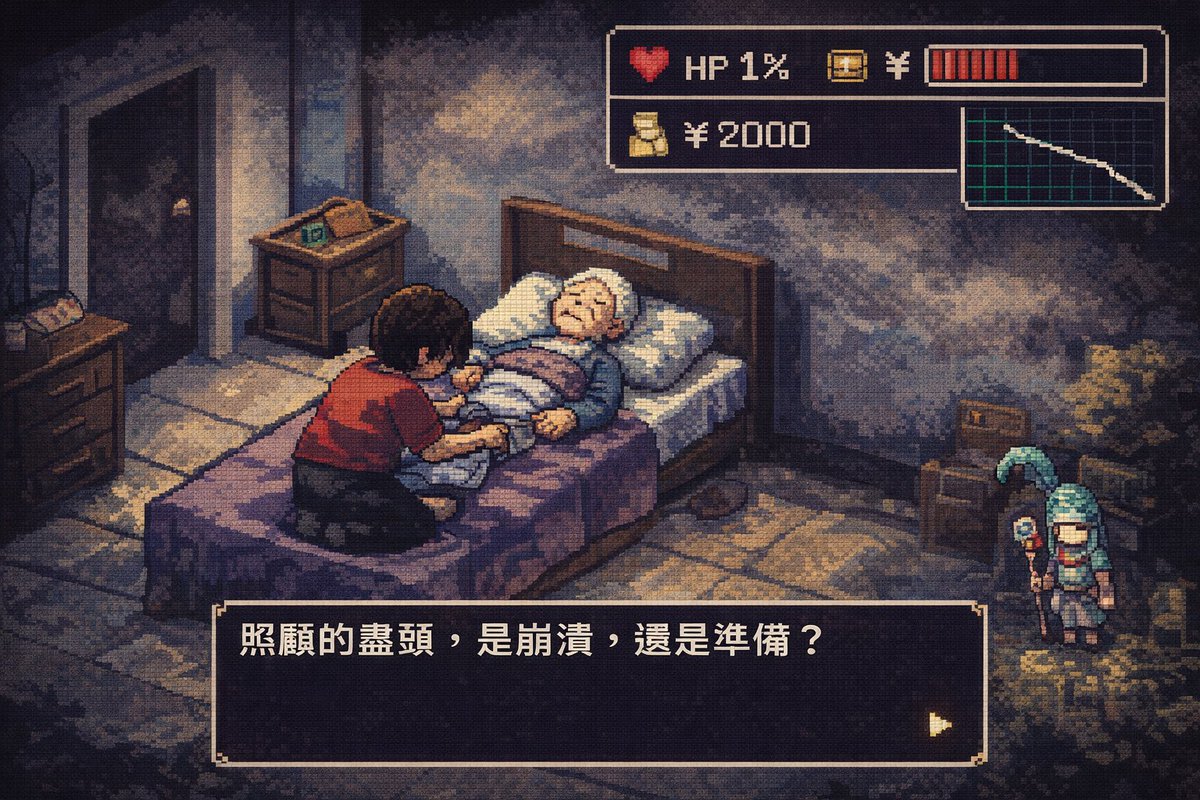 「這不是悲劇，是一場沒被接住的人生」

『總統特赦弒癱瘓兒8旬婦』這個案件

看到這則新聞時，我其實有點不敢細讀。

那句「長照下的悲劇」像一塊石頭壓在胸口。

它不是戲劇性的標題，而是一種長時間發酵後的崩裂。