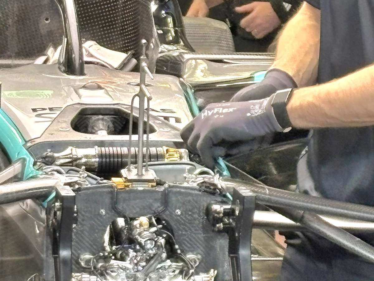 You can see the steering column joint in this picture. The column needs ...