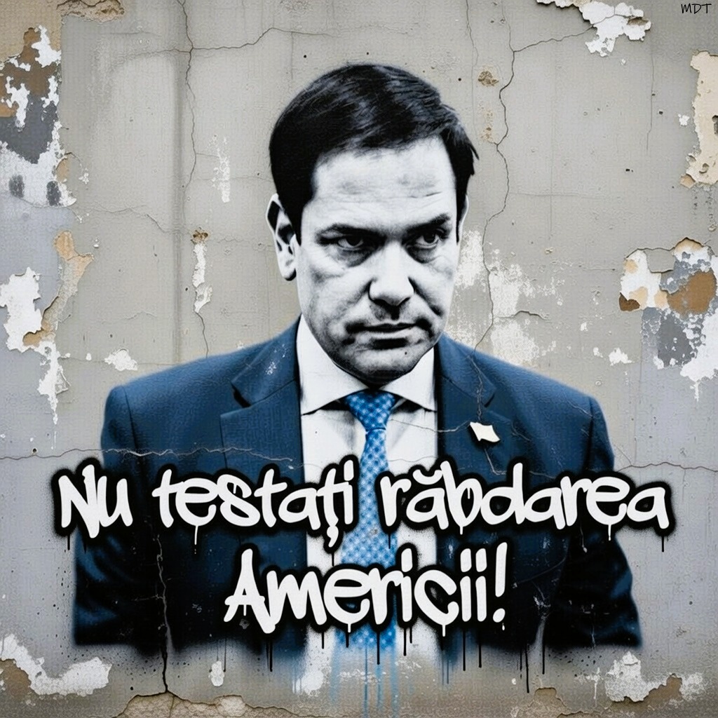 mariandidthis's tweet photo. #MarcoRubio #USA #Romania #Coruptie #StreetArt #MDT #AlegeriAnulate #CalinGeorgescu #Politica #Geopolitica #DontTestUs #Trump #Mural
Nu e amenințare. E promisiune. 👇 https://t.co/SV9YhXDgrb