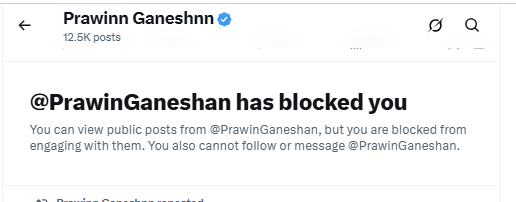 smartspendcode's tweet photo. Look at the irony. After doxxing my personal details, criminal @PrawinGaneshan has now blocked me from both his account and @wintrackinc , running away?

Not so soon, mate. If you’re so scared, “kya gunda banega re tu?”

Guys, please warn others whenever you see them selling products on their profile. Anyone dealing with them should know how dangerous it is, today it was me, tomorrow it could be you.