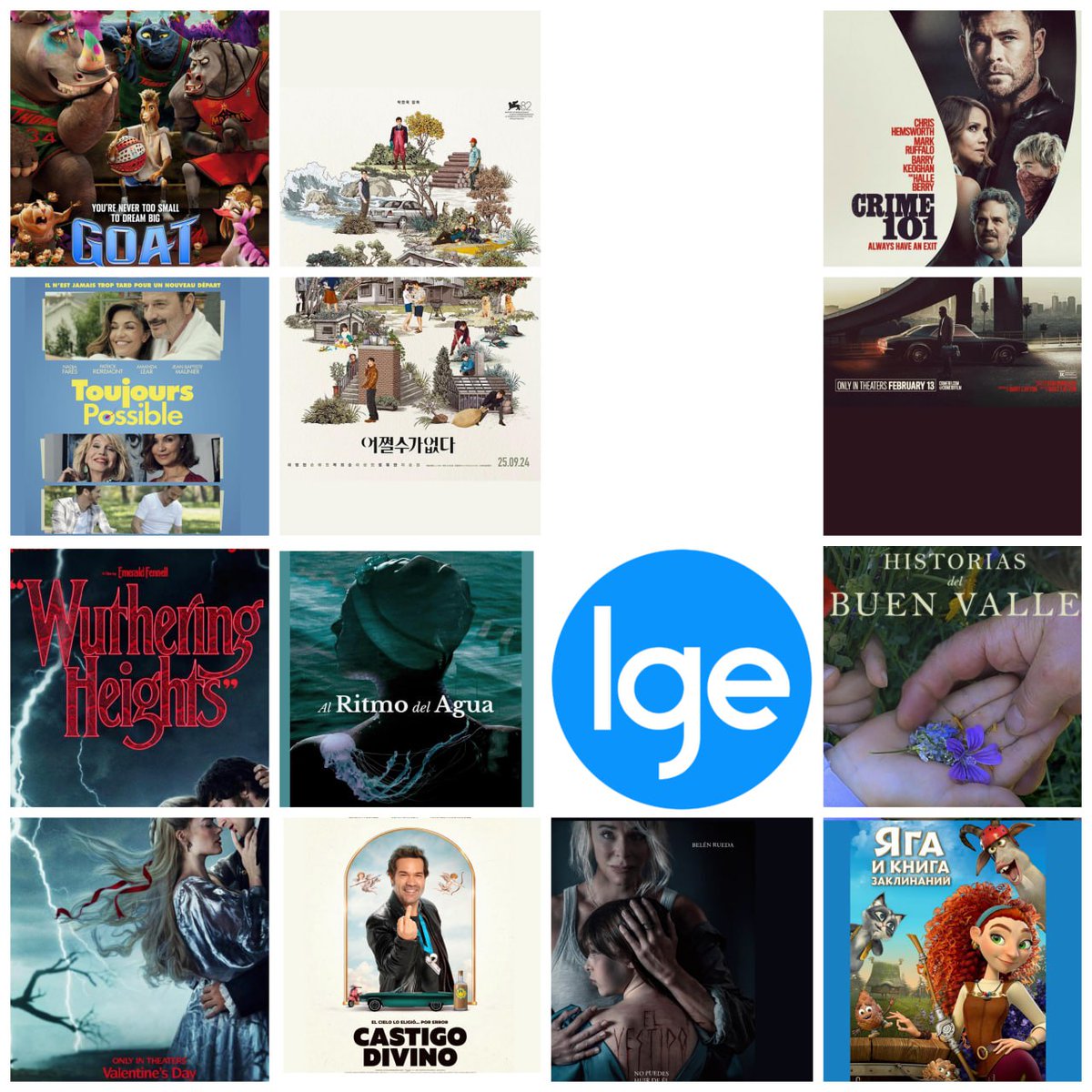 Ya es viernes y llega a nuestra #Cartelera el #díadeestrenos una maravillosa oportunidad para ir a las salas y ver cine a lo grande🎟📽️#YoVoyalCine